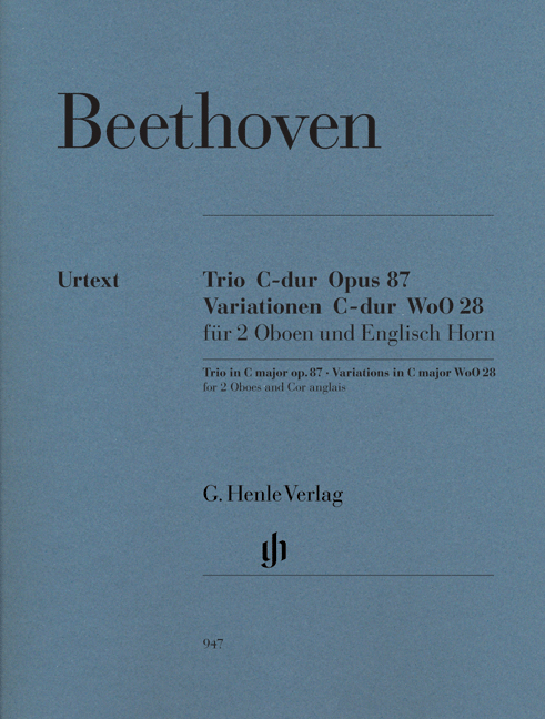 Vorderes Coverbild Trio C-dur Opus 87 und Variationen C-dur WoO 28