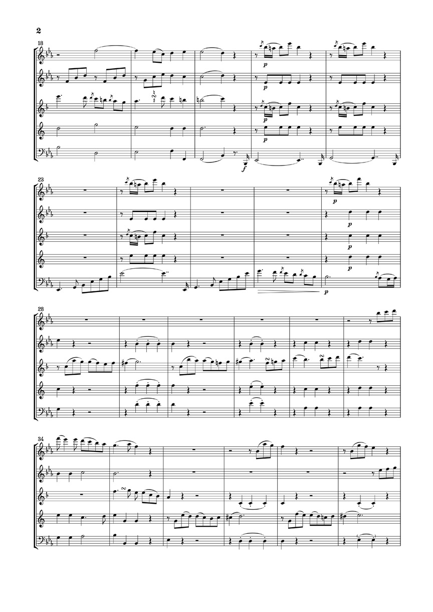 Anderes Coverbild Bläserquintett Es-dur op. 88,2