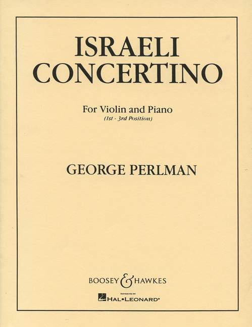 Vorderes Coverbild Israeli Concertino