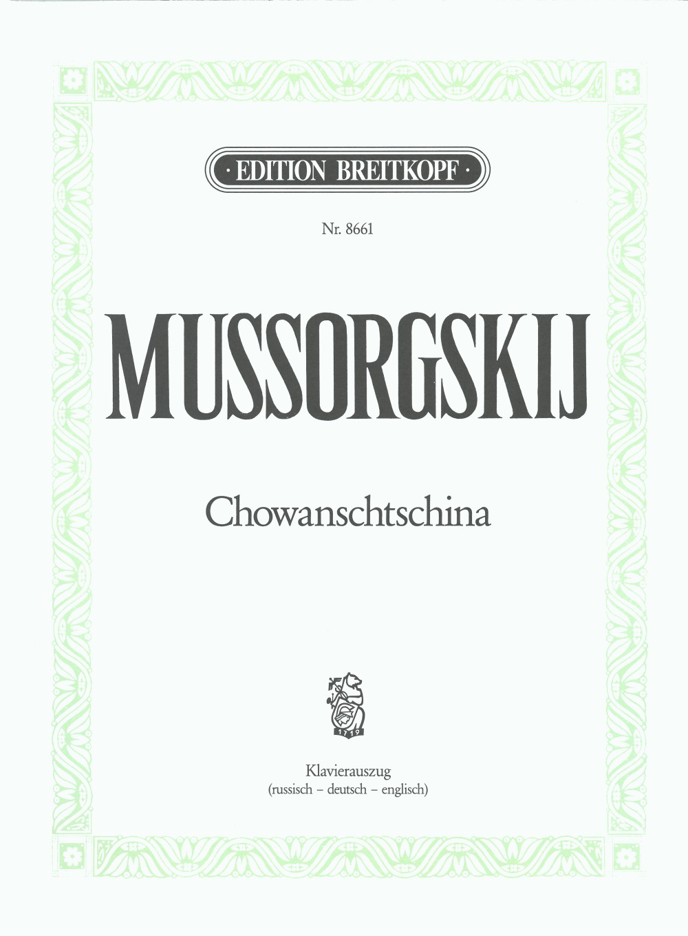 Anderes Coverbild Chowanschtschina