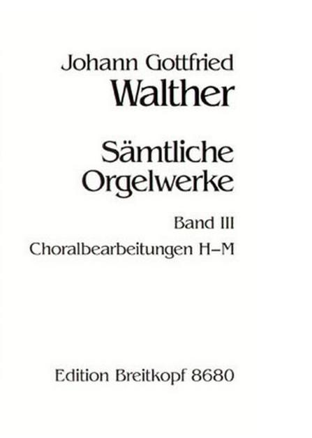 Anderes Coverbild Sämtliche Orgelwerke, Band 3