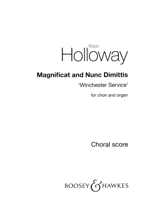 Vorderes Coverbild Magnificat and Nunc Dimittis