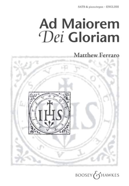 Vorderes Coverbild Ad Maiorem Dei Gloriam
