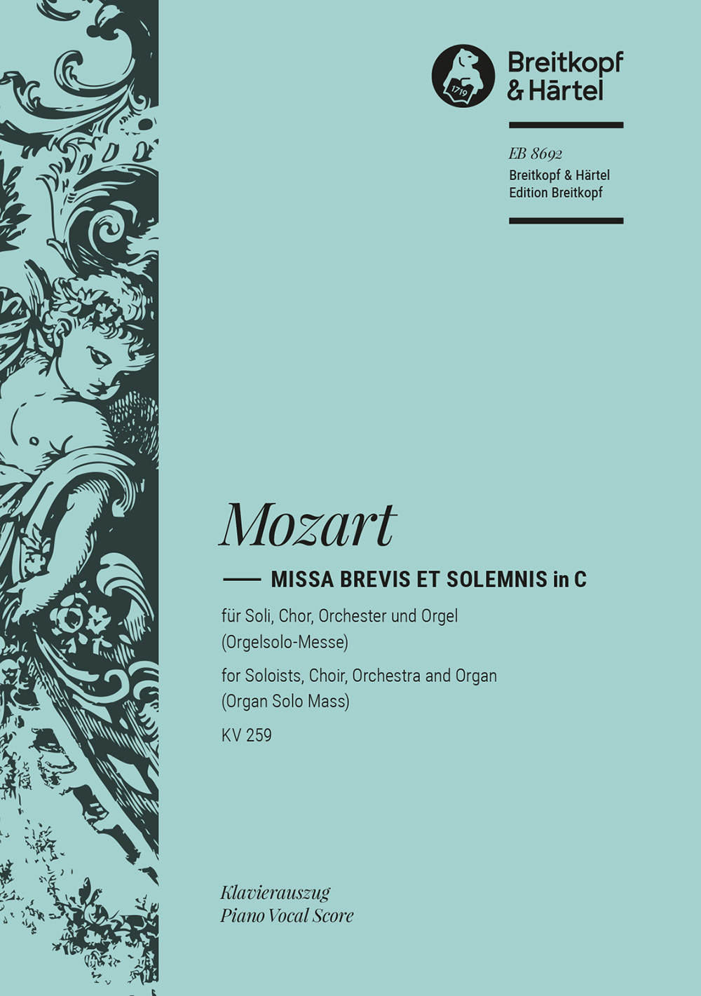 Anderes Coverbild Missa brevis et solemnis in C KV 259 "Orgelsolo-Messe"