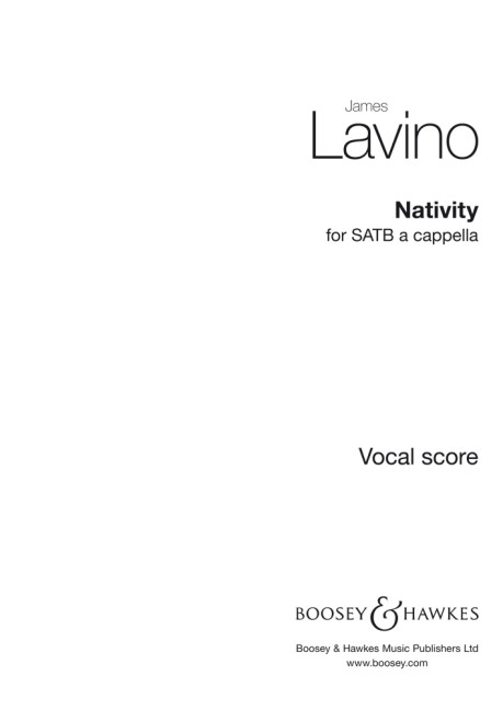 Vorderes Coverbild Nativity