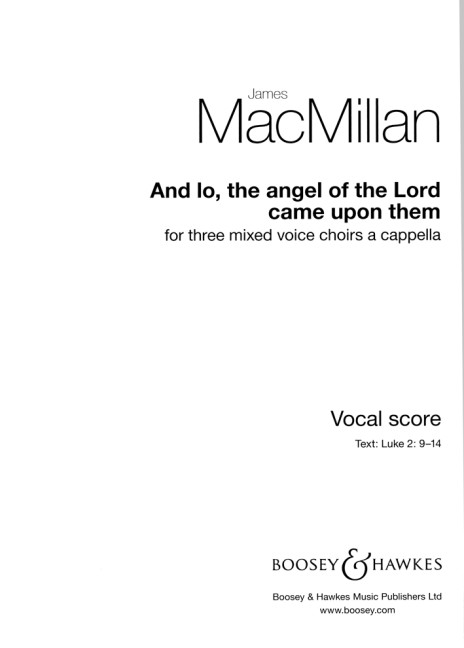 Vorderes Coverbild And lo, the angel of the Lord came upon them