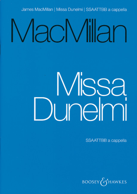 Vorderes Coverbild Missa Dunelmi (2011)