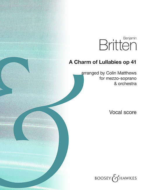 Vorderes Coverbild A Charm of Lullabies op. 41 (1947)