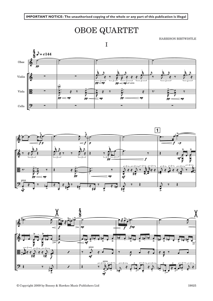 Anderes Coverbild Oboe Quartet