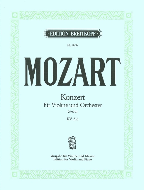 Anderes Coverbild Violinkonzert [Nr. 3] G-dur KV 216