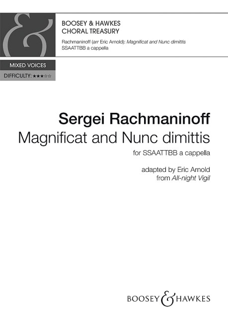 Vorderes Coverbild Magnificat und Nunc Dimittis
