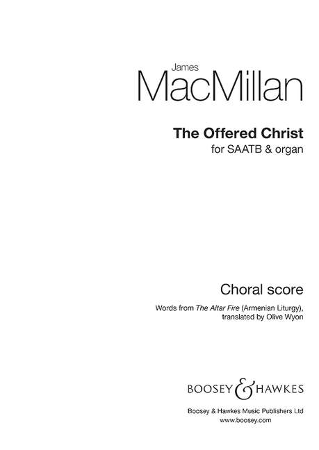 Vorderes Coverbild The Offered Christ