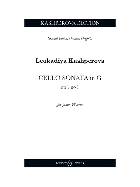 Vorderes Coverbild Cello Sonata in G G-Dur op. 1, Nr. 1