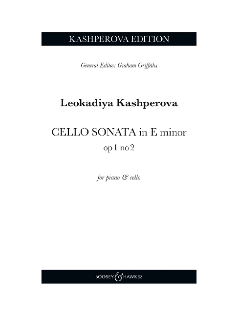 Vorderes Coverbild Cello Sonata in E minor e-Moll op. 1, Nr. 2