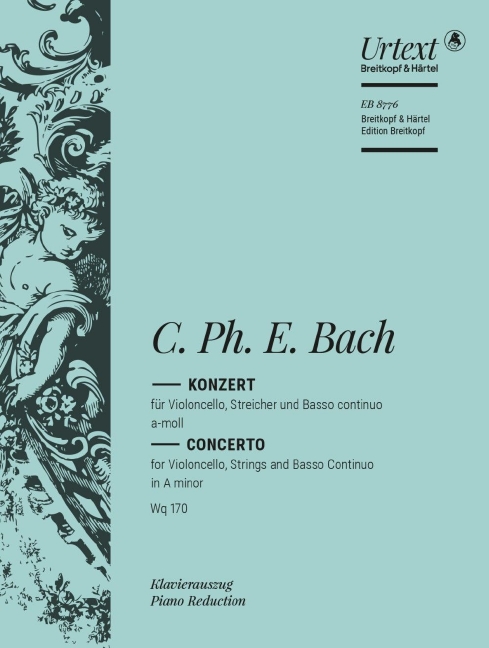 Anderes Coverbild Konzert für Violoncello, Streicher und B.c. a-Moll Wq 170