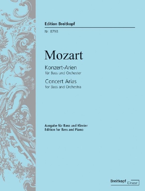 Anderes Coverbild Konzertarien für Bass und Orchester - Concert Arias for Bass and Orchestra