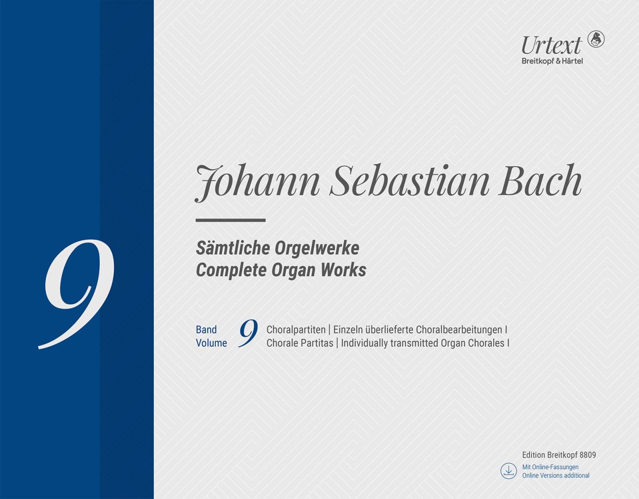 Vorderes Coverbild Sämtliche Orgelwerke, Band 9