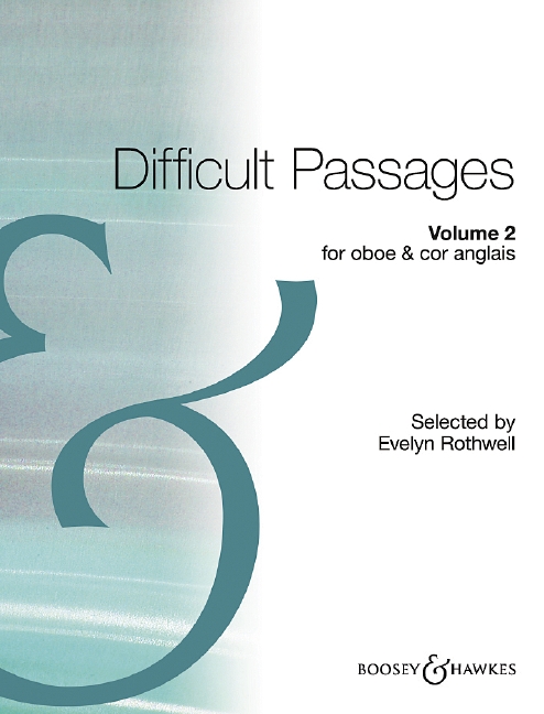 Vorderes Coverbild Difficult Passages