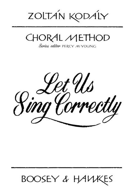Vorderes Coverbild Choral Method