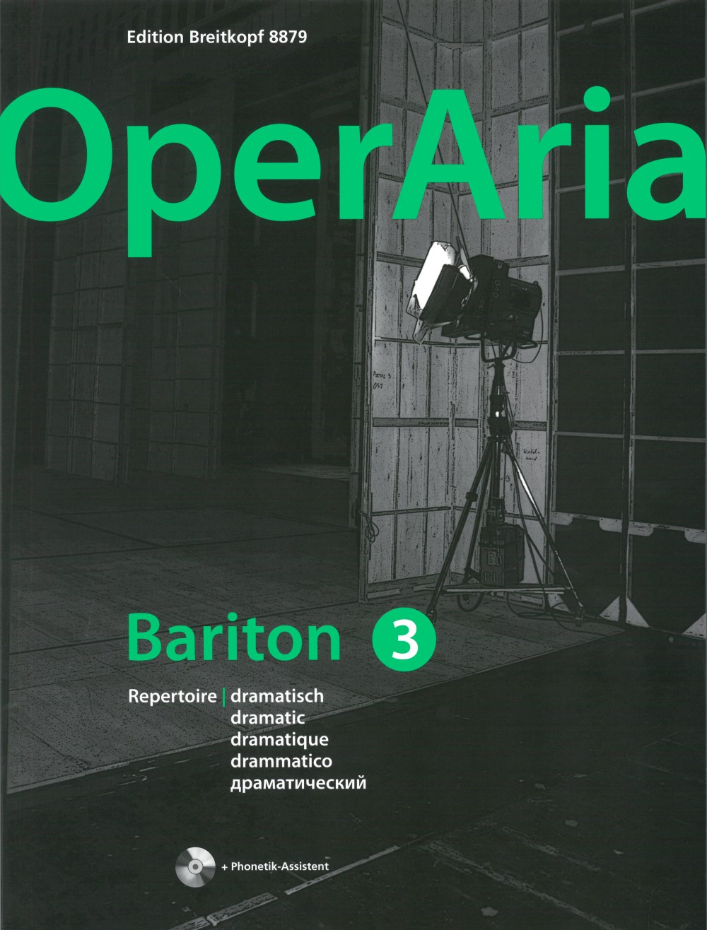 Vorderes Coverbild OperAria. Bariton Band 3: dramatisch
