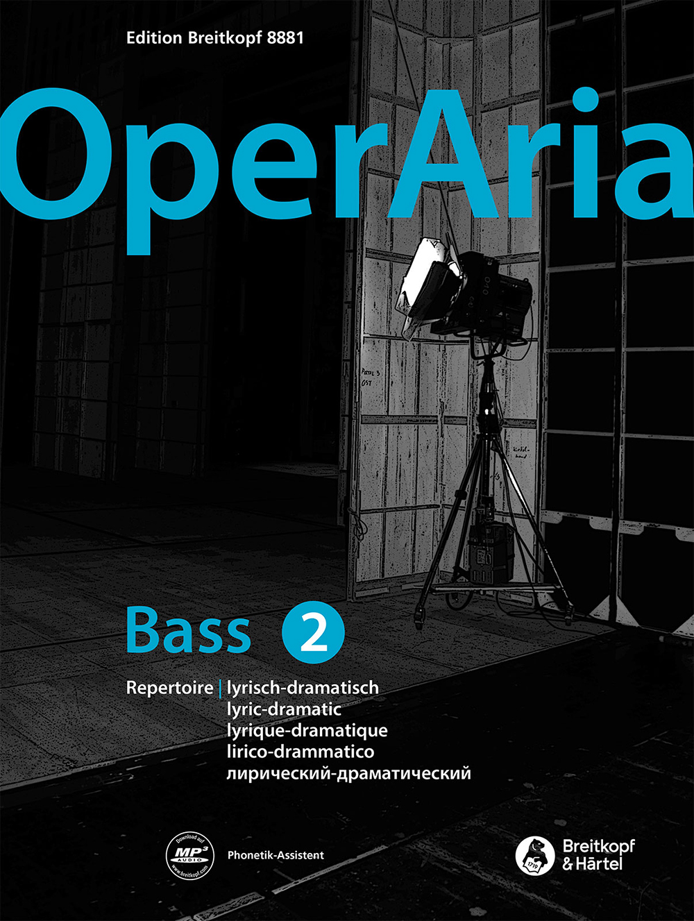 Vorderes Coverbild OperAria. Bass Band 2: lyrisch-dramatisch