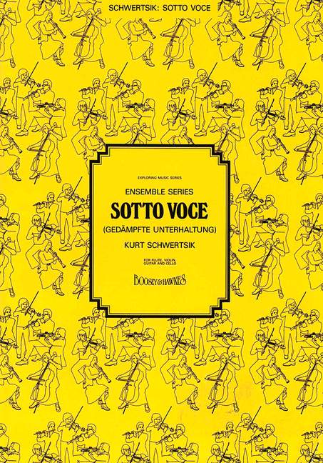 Vorderes Coverbild Sotto voce op. 39 (1980)
