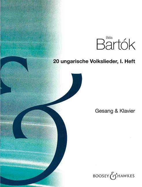 Vorderes Coverbild 20 Ungarische Volkslieder (1929)