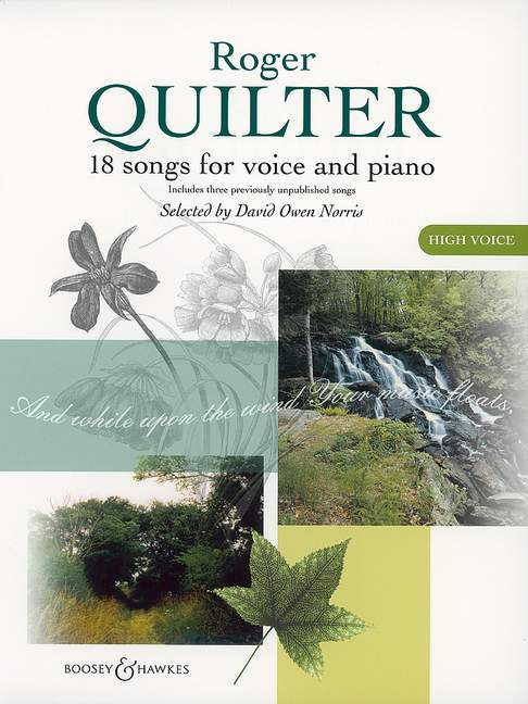 Vorderes Coverbild 18 Songs for high voice and piano