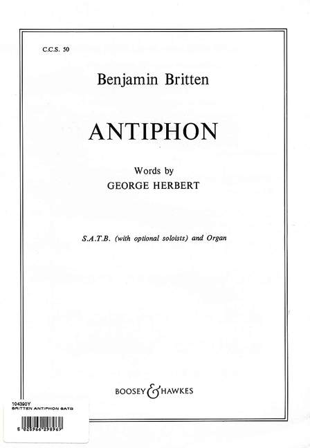 Vorderes Coverbild Antiphon op. 56b