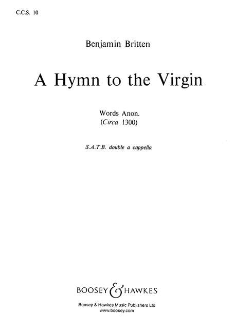 Vorderes Coverbild A Hymn to the Virgin