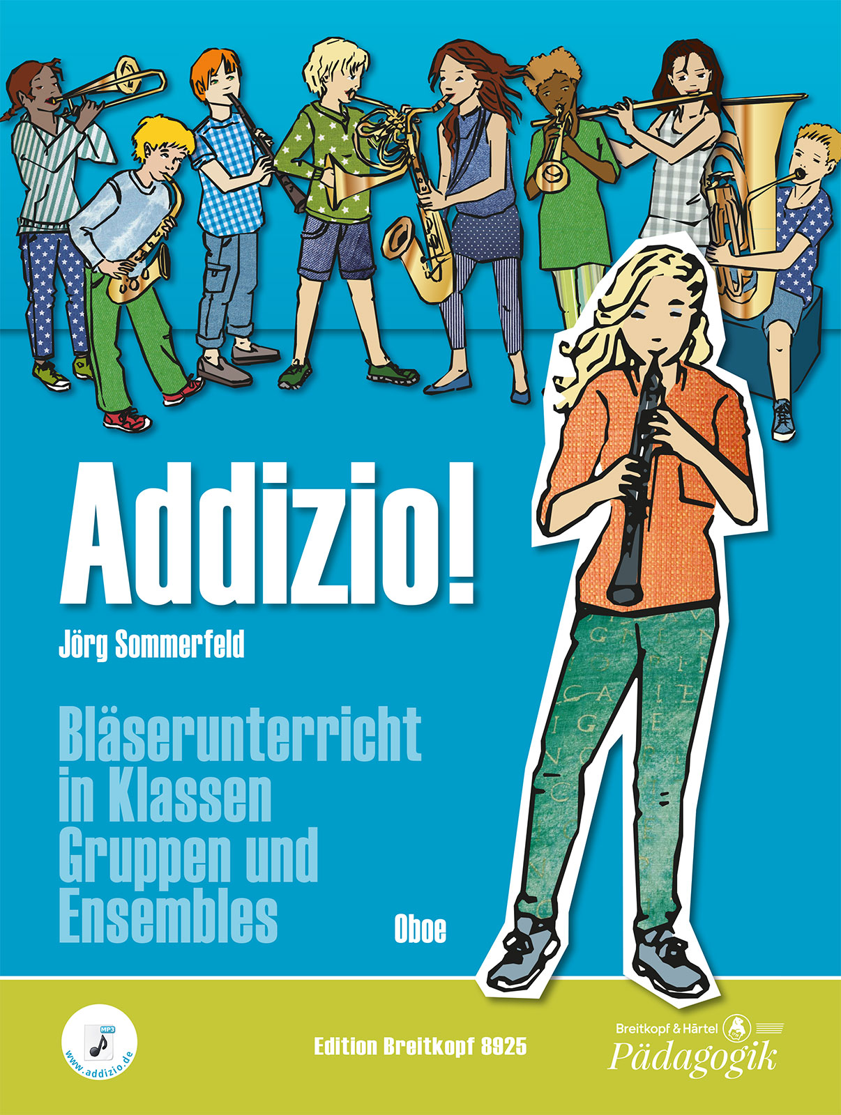 Vorderes Coverbild Addizio! Schülerheft Oboe