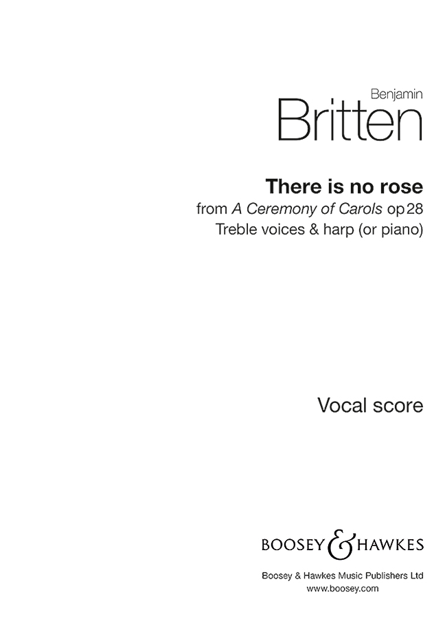 Vorderes Coverbild A Ceremony of Carols op. 28