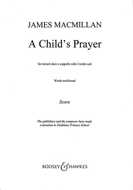 Vorderes Coverbild A Child's Prayer