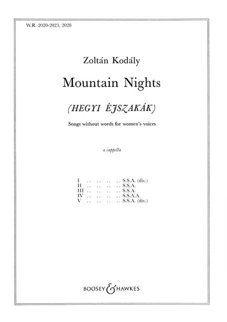 Vorderes Coverbild Mountain Nights (1923 - 1962)