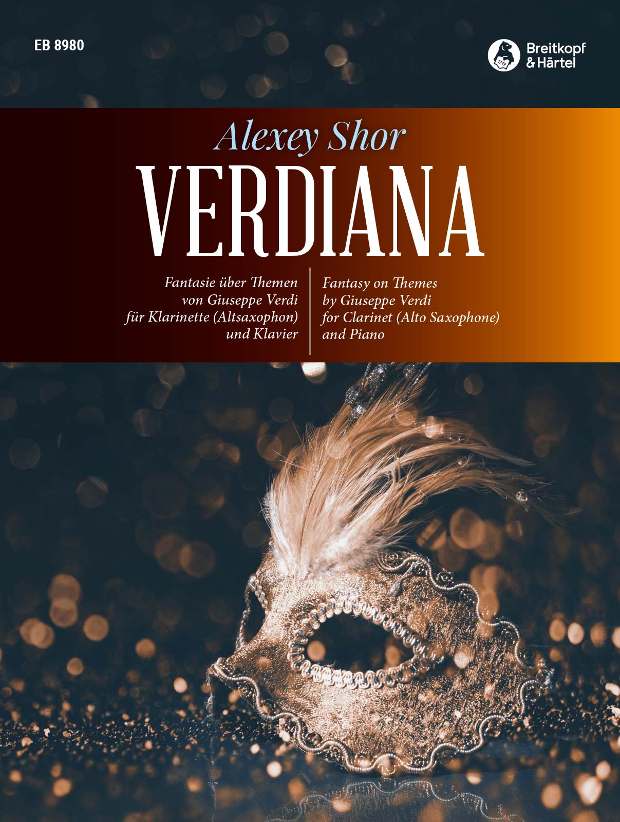 Vorderes Coverbild Verdiana für Klarinette (Altsaxophon) und Klavier