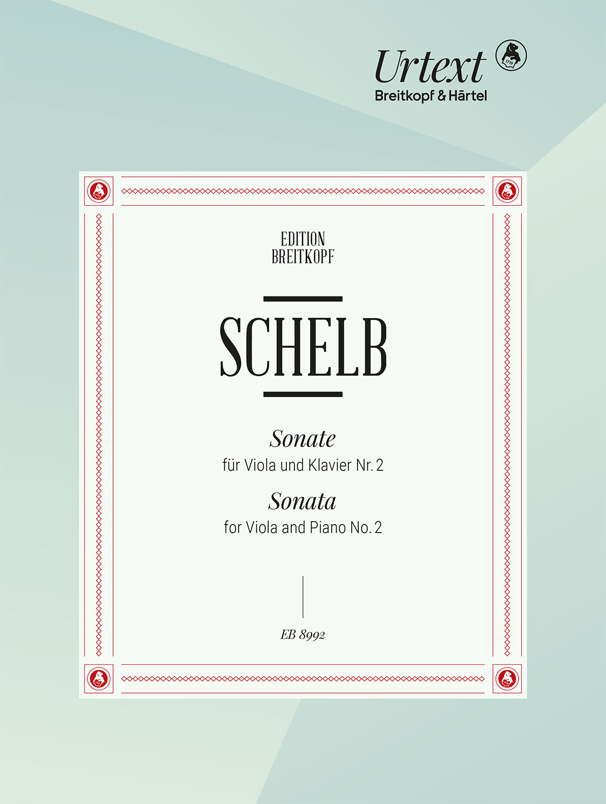 Vorderes Coverbild Sonate für Viola und Klavier Nr. 2