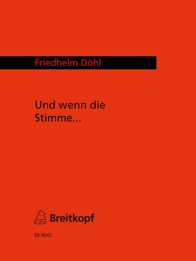 Vorderes Coverbild Und wenn die Stimme...