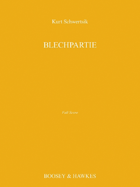 Vorderes Coverbild Blechpartie op. 43 (1982 (1986))