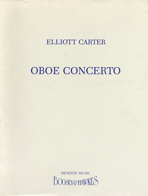 Vorderes Coverbild Oboenkonzert (1986 - 1987)