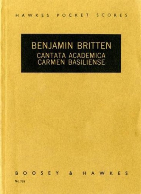 Vorderes Coverbild Cantata Academica op. 62 (1959)