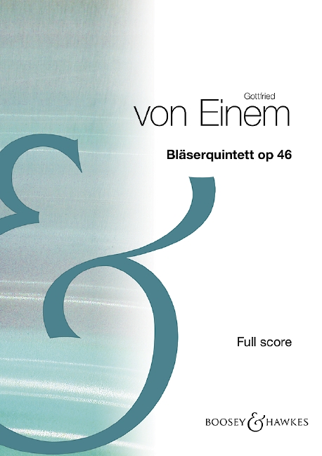 Vorderes Coverbild Bläserquintett op. 46 (1975)