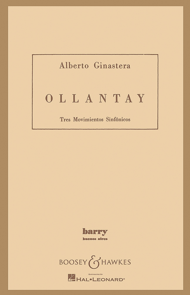 Vorderes Coverbild Ollantay op. 17 (1947)