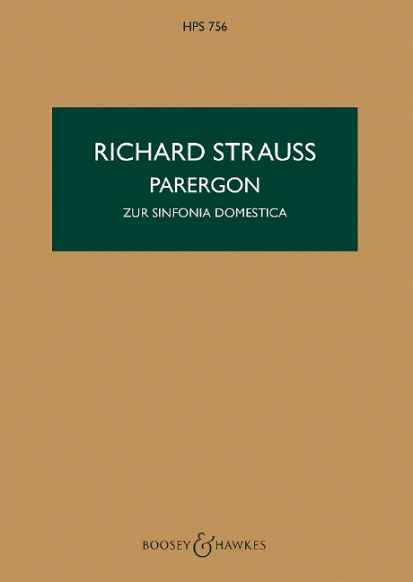 Vorderes Coverbild Parergon op. 73 (1925)