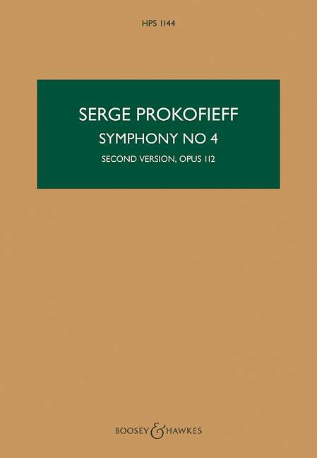 Vorderes Coverbild Symphonie Nr. 4 op. 112 (1947)