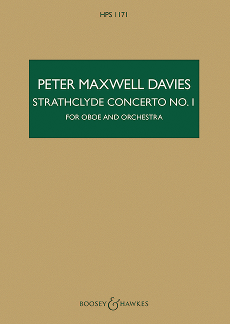 Vorderes Coverbild Strathclyde Concerto No. 1 (1987)