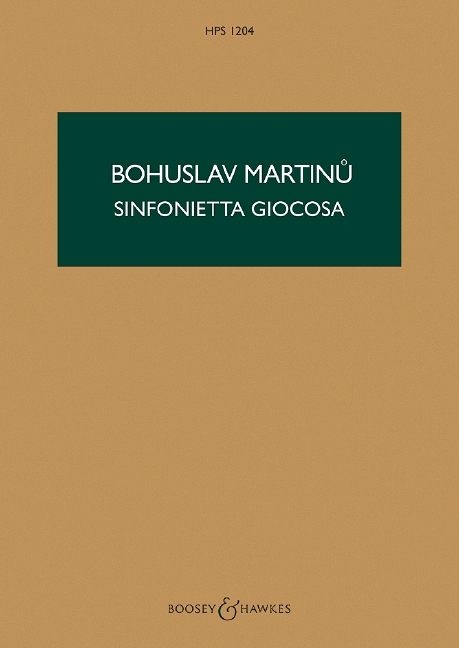 Vorderes Coverbild Sinfonietta Giocosa H 282 (1940)