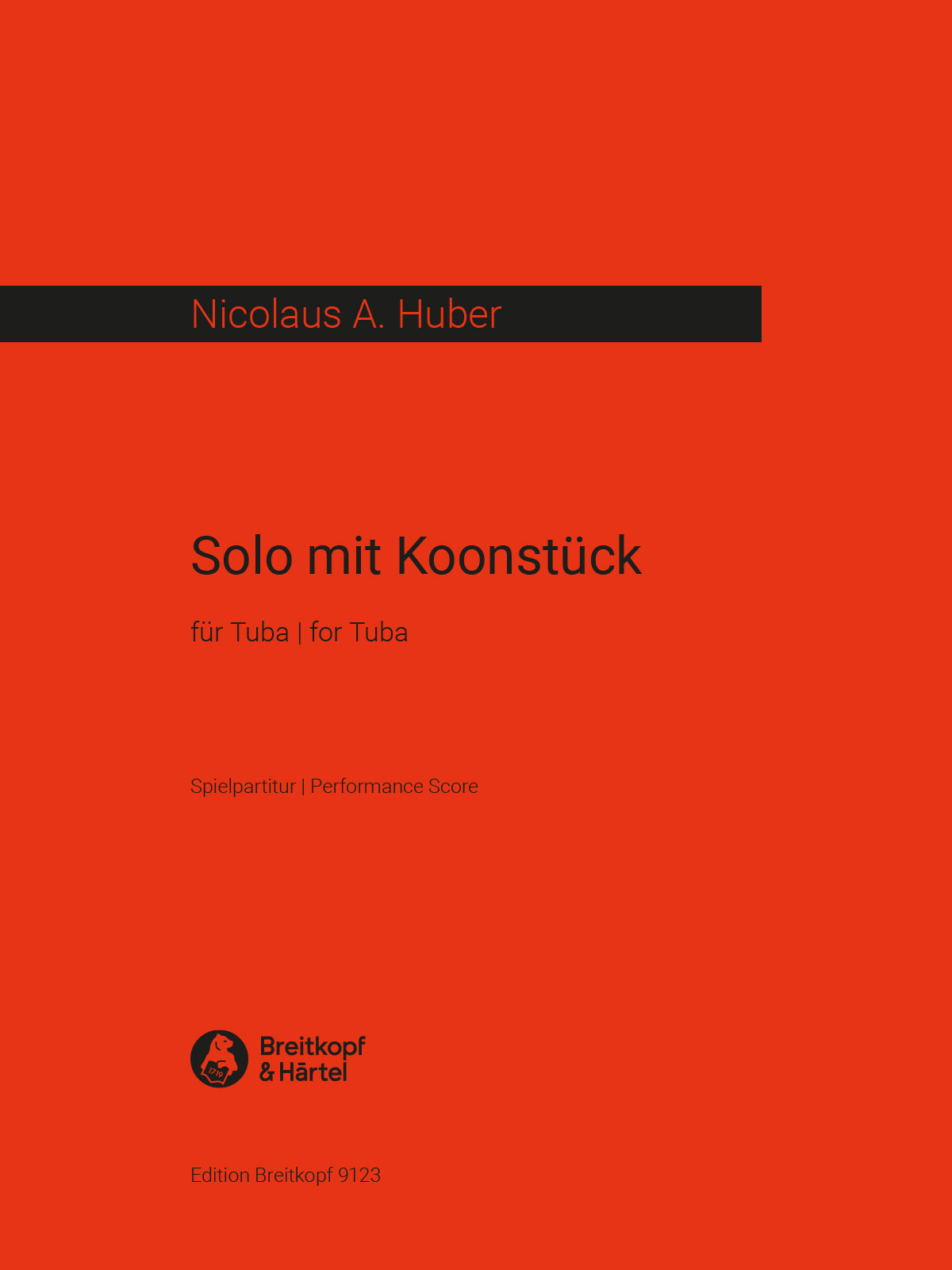 Vorderes Coverbild Solo mit Koonstück (2000)
