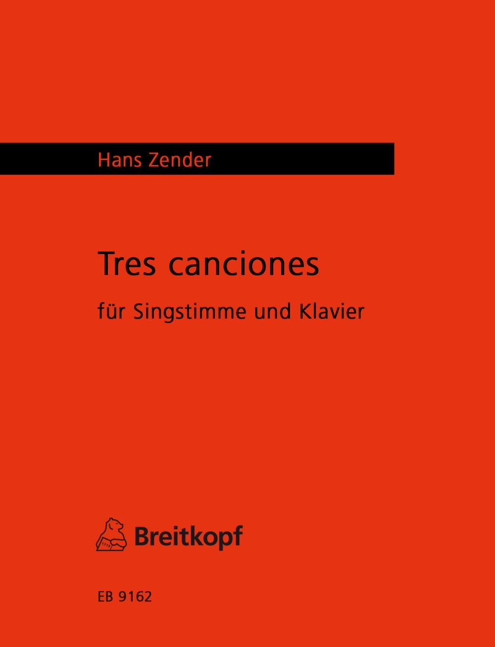 Vorderes Coverbild Tres Canciones (2005)