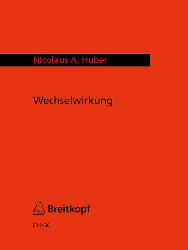 Vorderes Coverbild Wechelswirkung für Violoncello solo (2007)