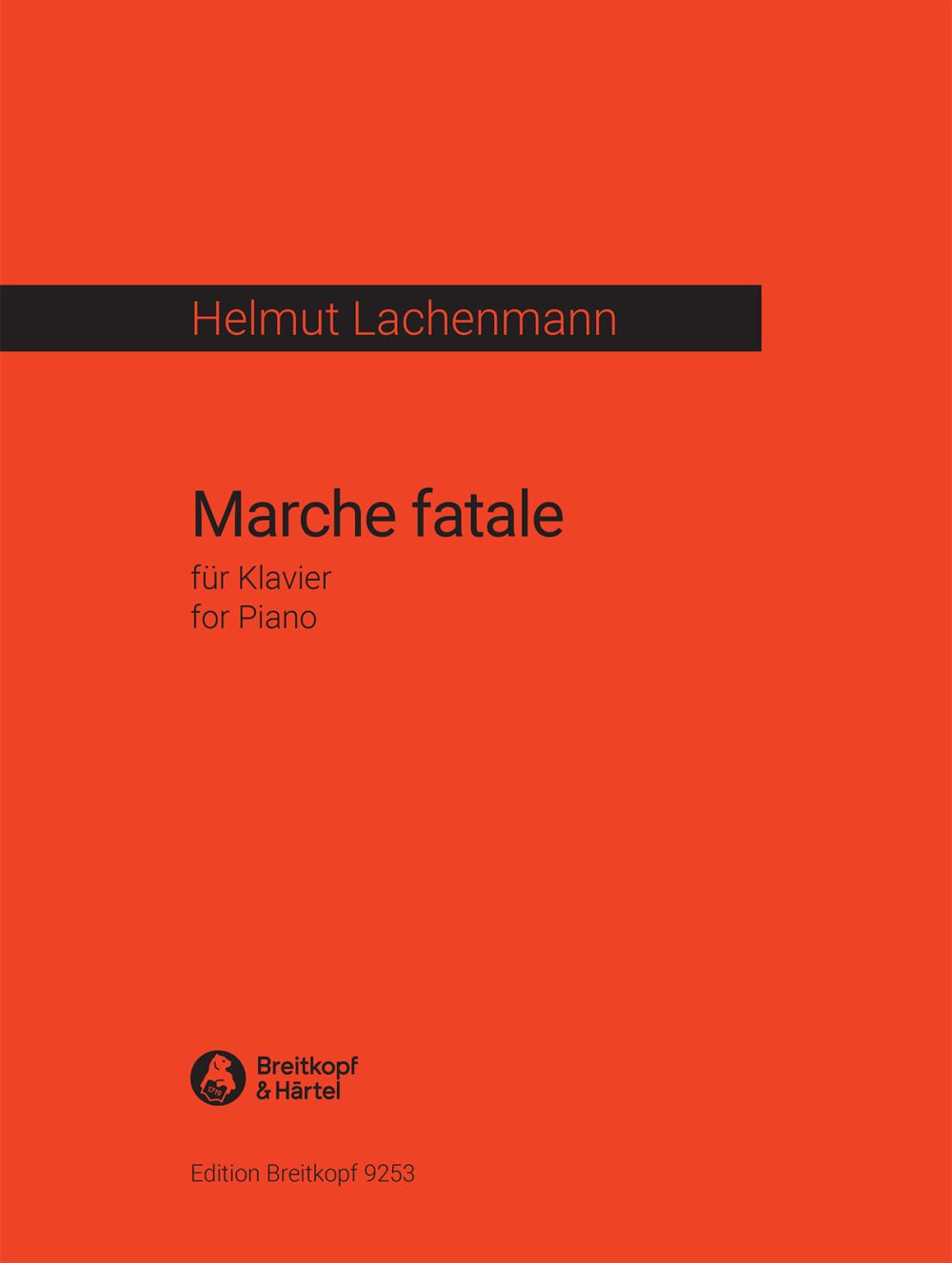 Vorderes Coverbild Marche fatale für Klavier (2016/17)